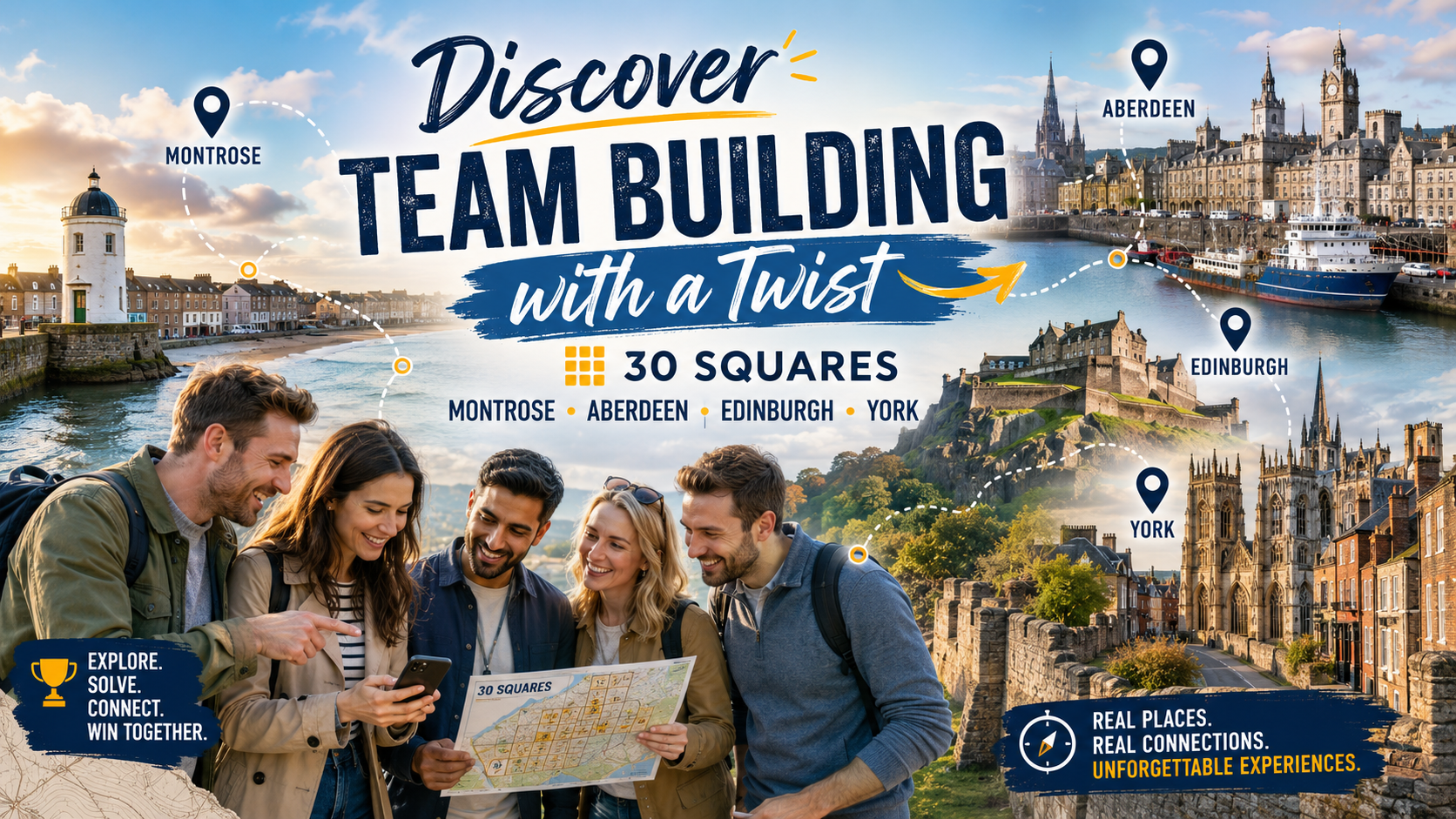 Team Building with 30 Squares