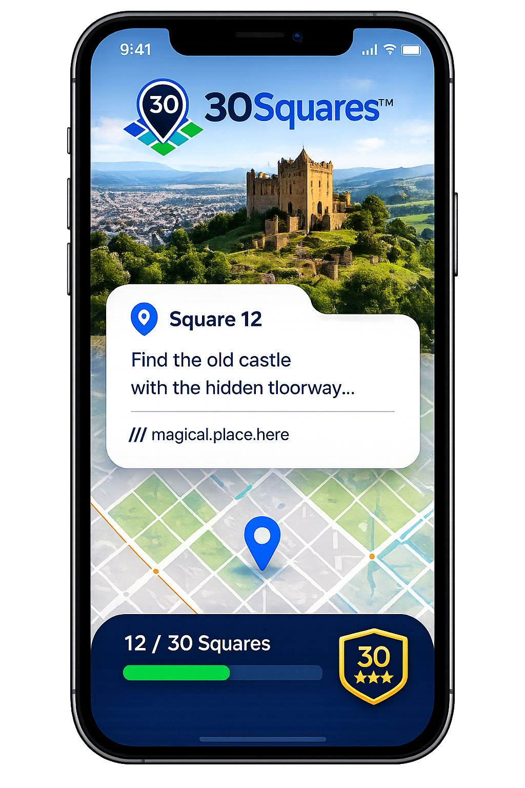 30 Squares mobile trail experience