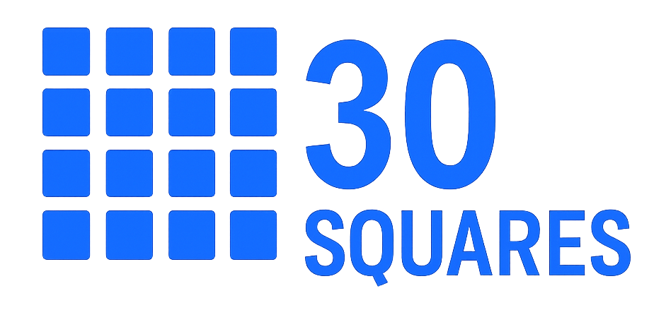 30 Squares Logo