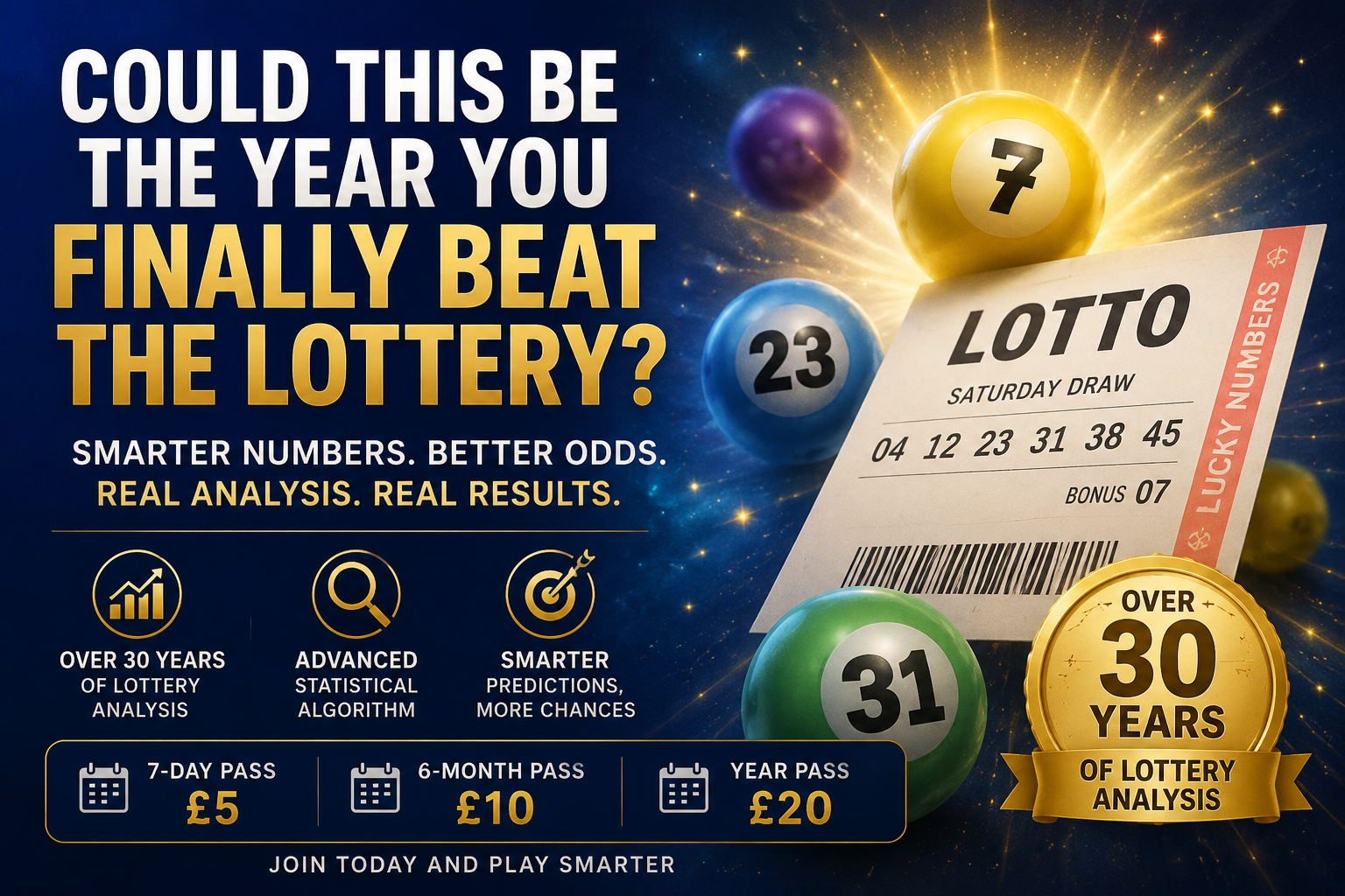 Could This Be the Year You Finally Beat the Lottery?
