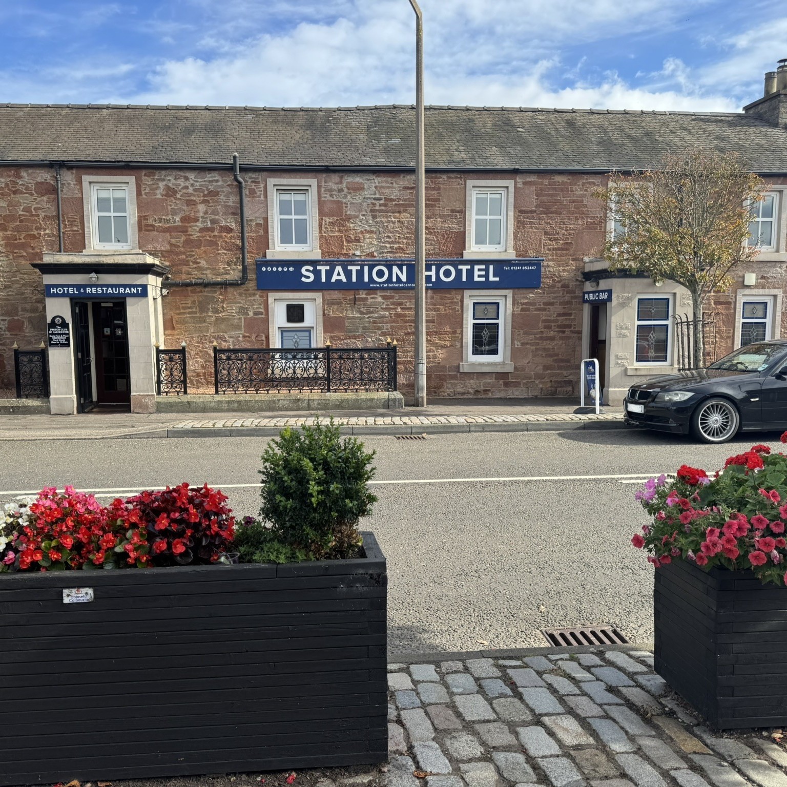 The Station Hotel, Carnoustie, seen from the street