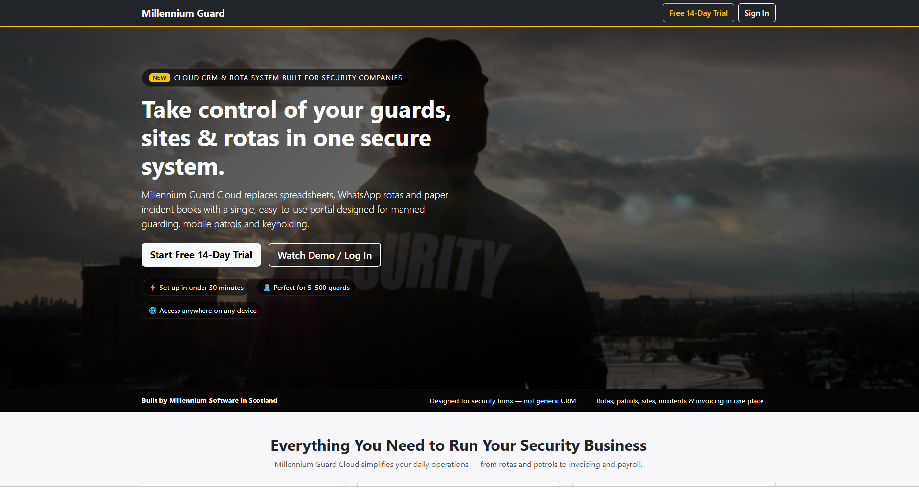 Millennium Guard 2026 security management platform