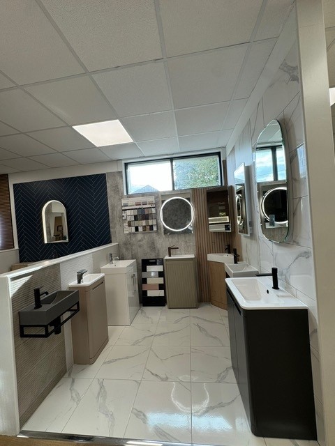 large selection of basin units