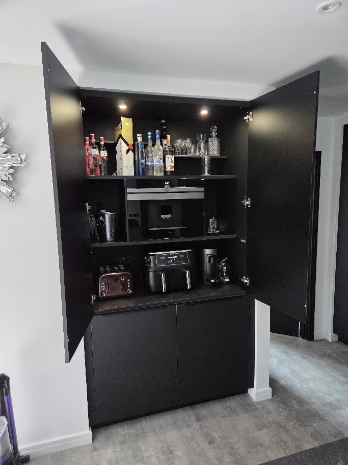 Home coffee/bar area