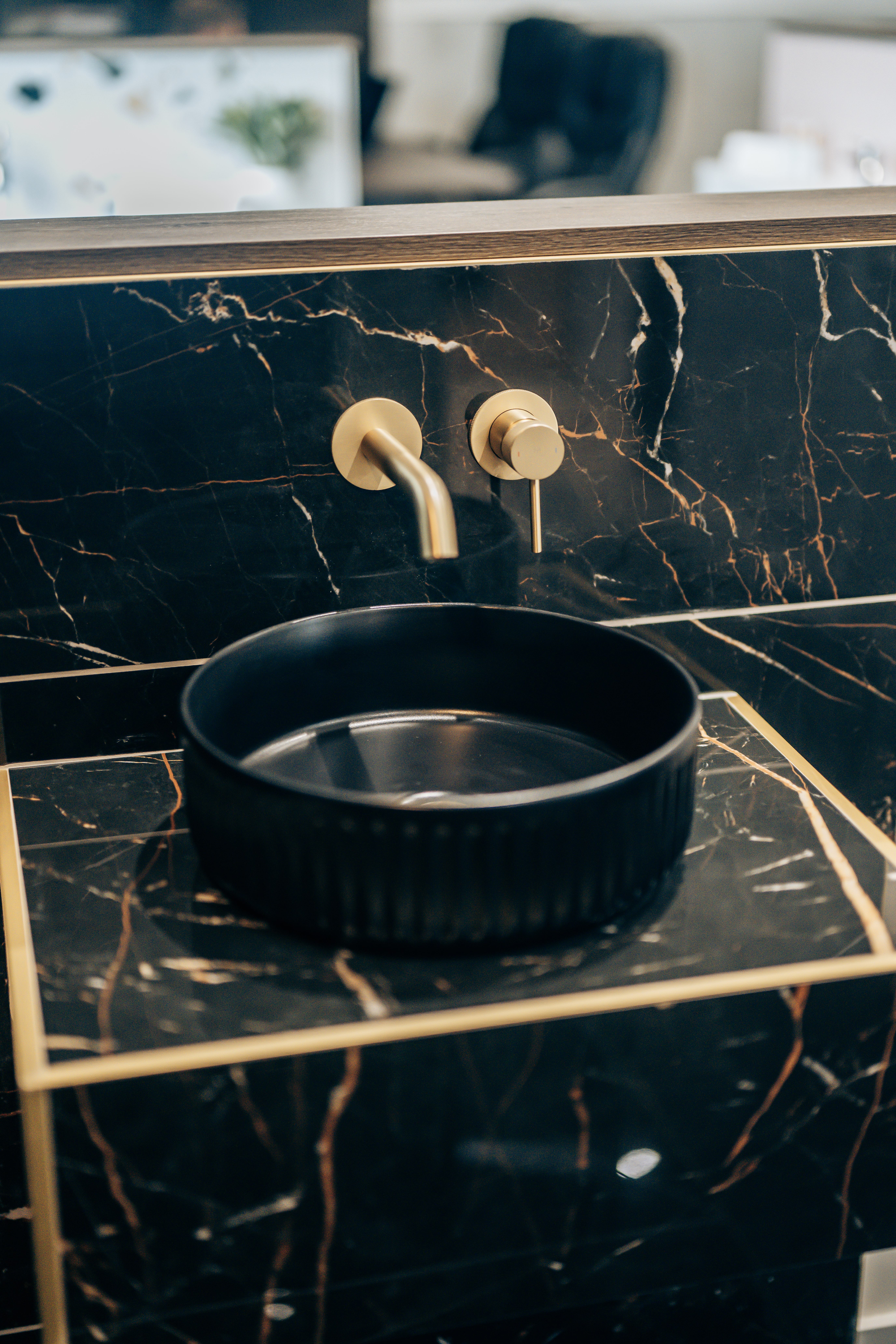 Bathroom interior detail